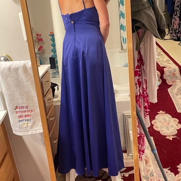 NWT Purple beautiful VINTAGE evening gown prom - Picture 4 of 12
